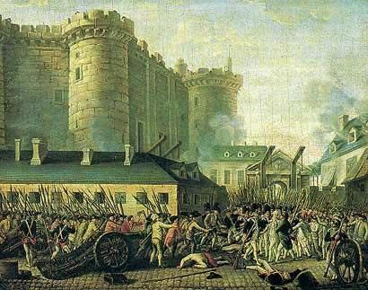 Prise de la Bastille et arrestation du gouverneur M. de Launay le 14 juillet 1789, Anonyme