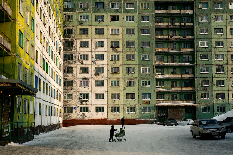 Immeubles de Norilsk, ©Elena Chernyshova, 2011