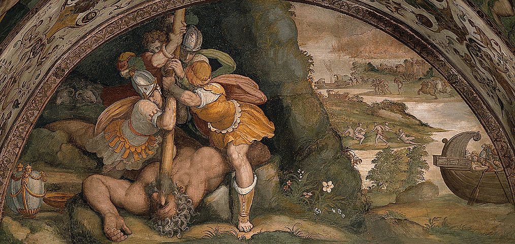 Ulysse et Polyphème, Alessandro Allori, 1580 exercice français sixième