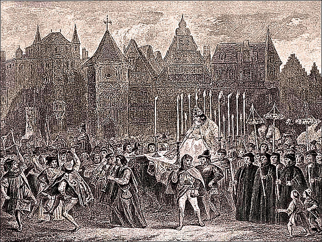 fête des Fous Moyen Âge le carnaval exercice français sixième