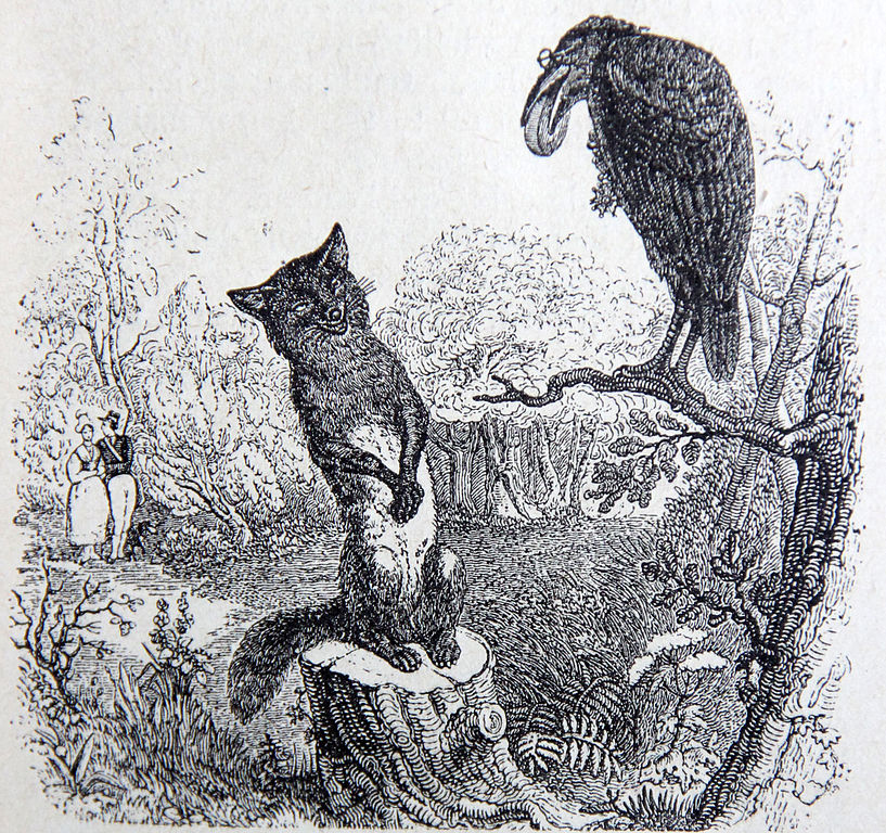 Le Corbeau et le Renard fables Jean de La Fontaine exercice français sixième