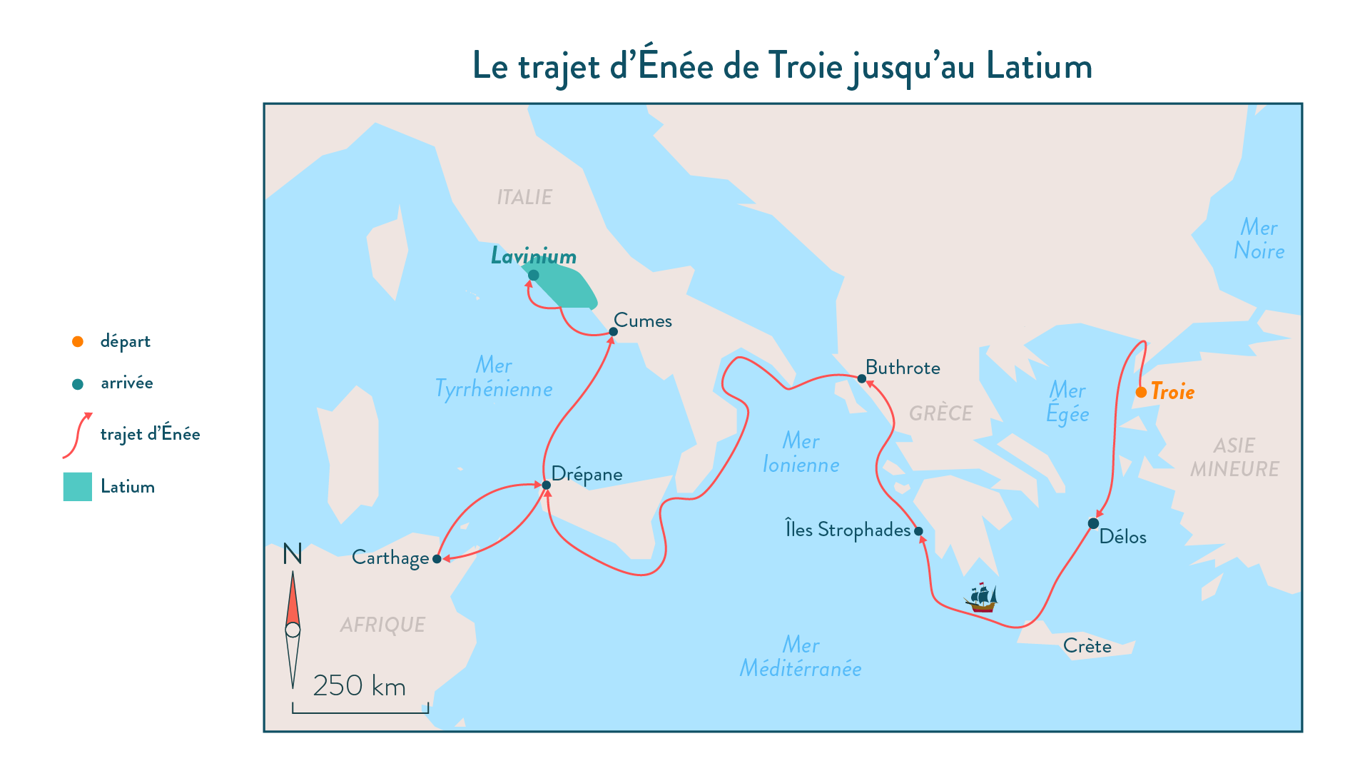 Où Se Trouve La Ville De Troie Mythologie Les origines de Rome, du mythe à l'histoire : fiche de cours | SchoolMouv