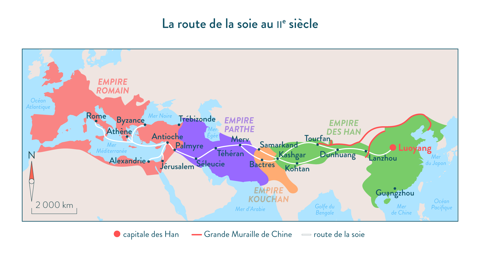 La route de la soie-histoire-6e